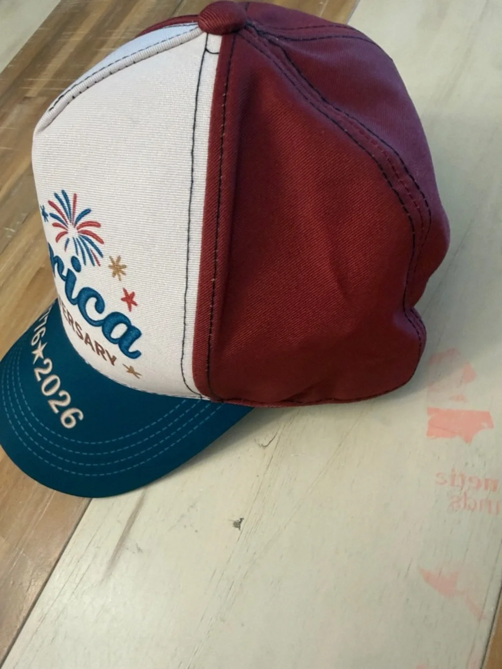 America 250th Anniversary Trucker Hat - Red White Blue